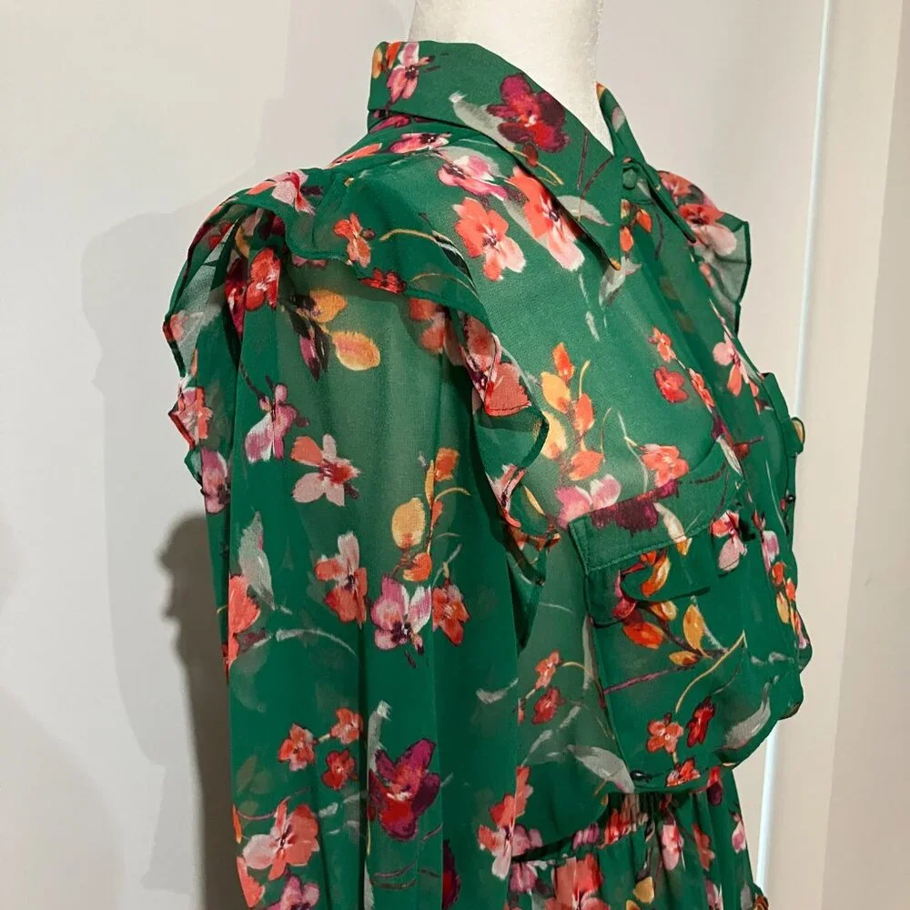 MISA Los Angeles Lillian Dress in Kelly Blooms Size Small - Picture 8 of 14